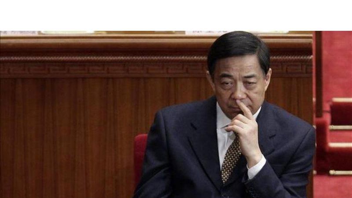 Bo Xilai, en una runión del Partido Comunista.