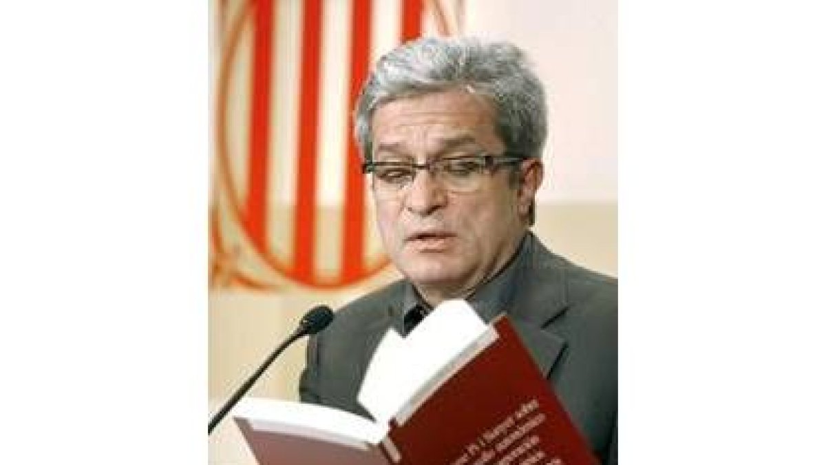 El consejero de Interior y Relaciones Institucionales, Joan Saura