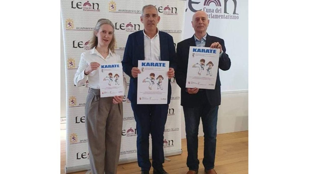 Ana Isabel Tagarro, Vicente Canuria y Vicente Santos. DL