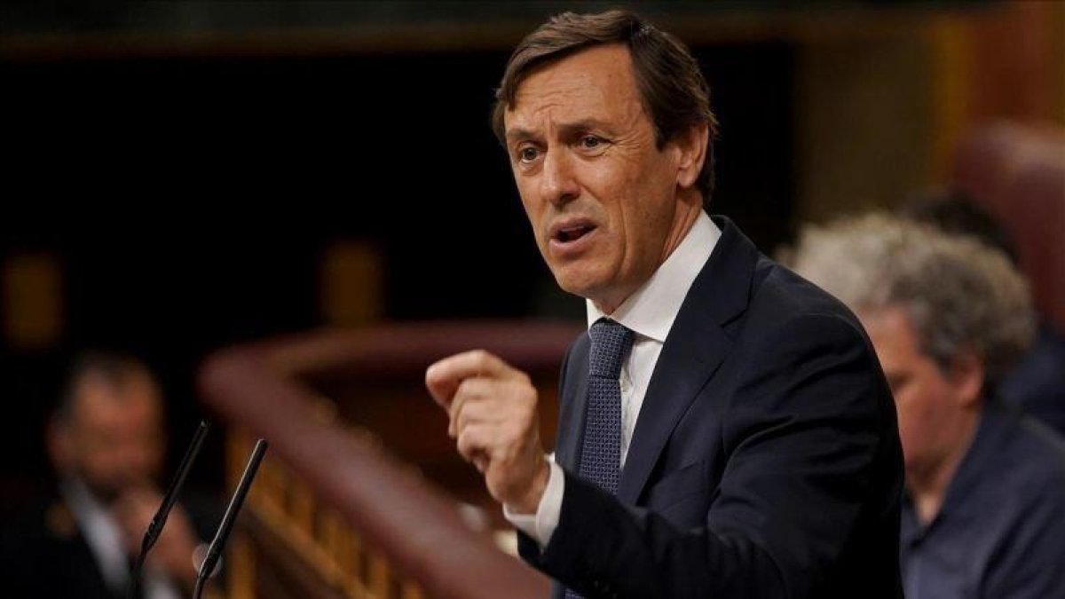 Rafael Hernando portavoz del PP en el Congreso.