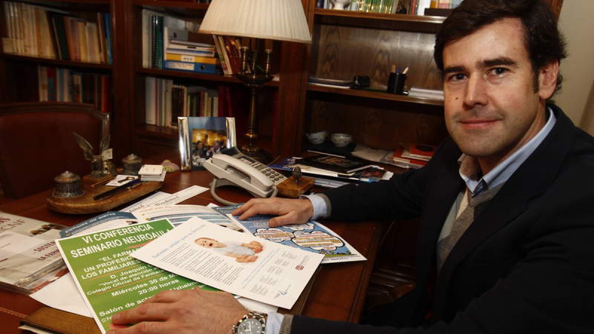 Joaquín Carrasco, vocal de Atención al Paciente en el Colegio de Farmacéuticos de León.