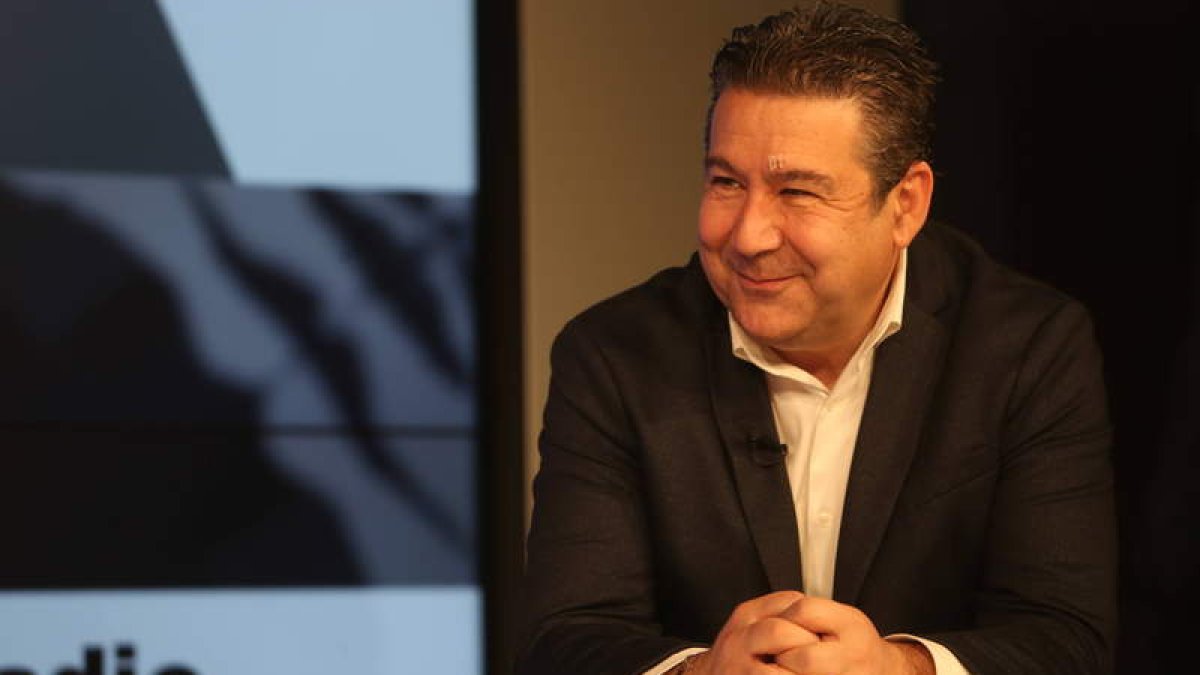 Luis Mariano Santos, durante El Filandón de La 8. RAMIRO