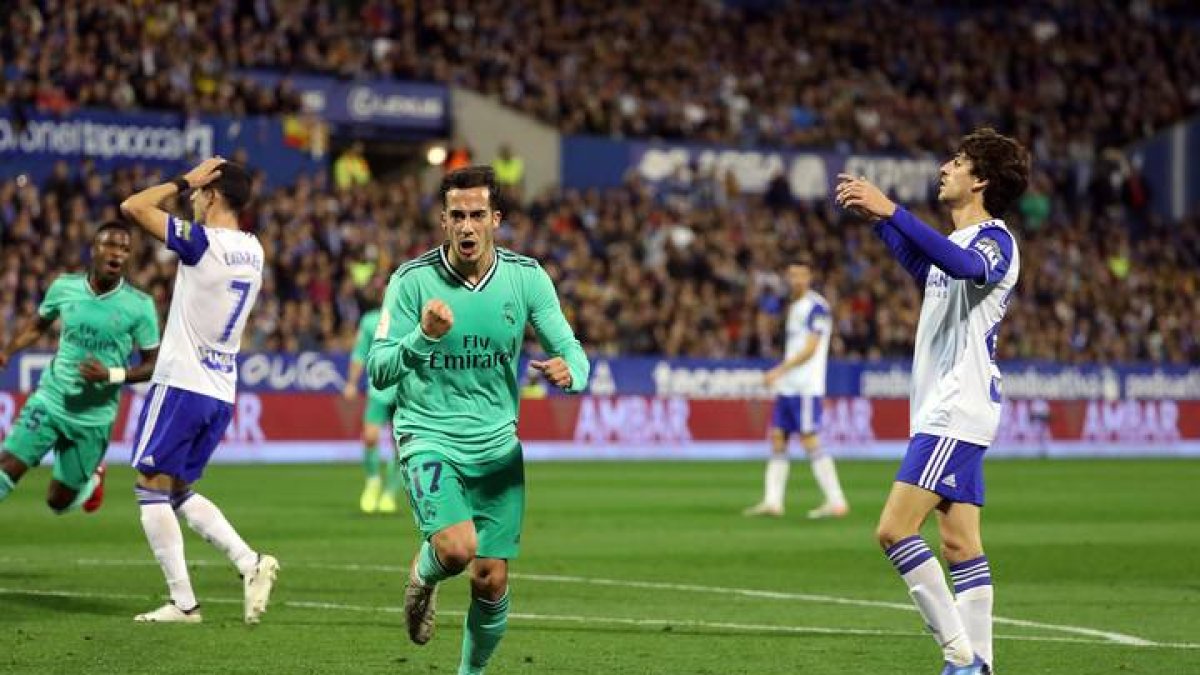 El delantero del Real Madrid Lucas Vázquez. JAVIER CEBOLLADA
