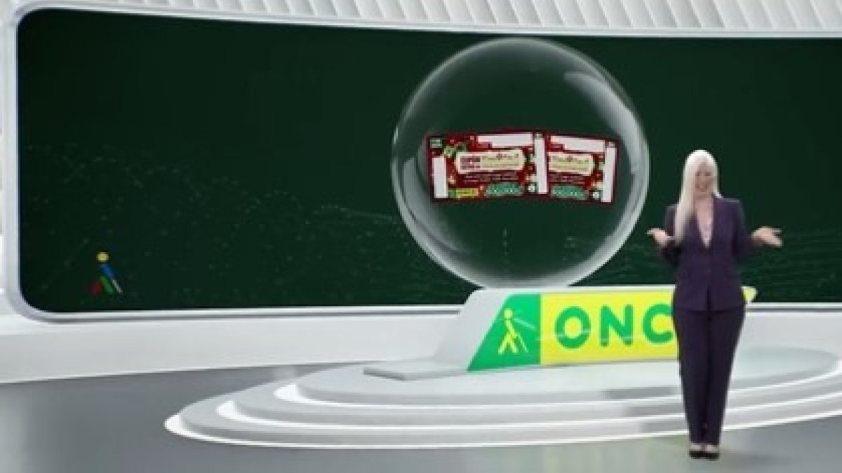 Imagen de un sorteo anterior de la Once.