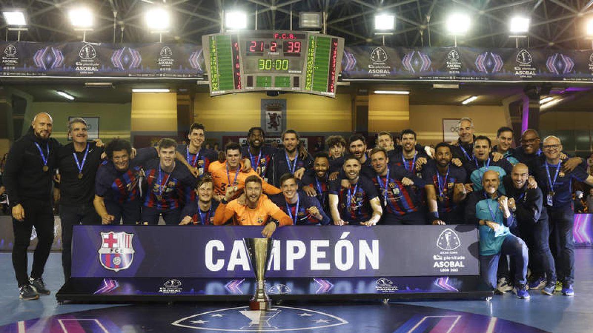 El Barça, que el domingo regresa al Palacio de Deportes, domina todas las competiciones nacionales de balonmano desde hace años. F. OTERO