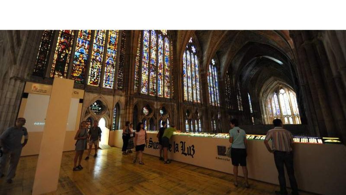 Vista de la Catedral desde la plataforma situada a catorce metros de altura, donde se han duplicado las visitas en agosto.