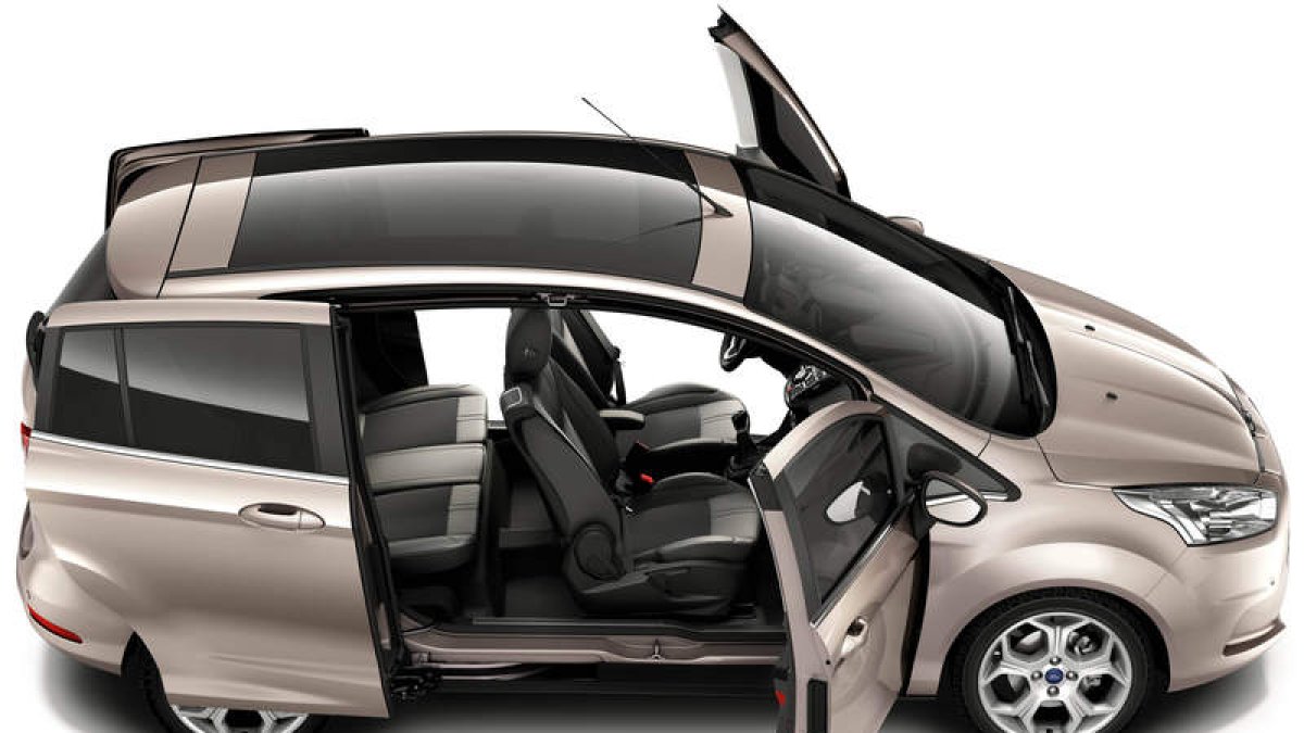 El innovador sistema de puertas, sin pilar central, del nuevo B-Max.