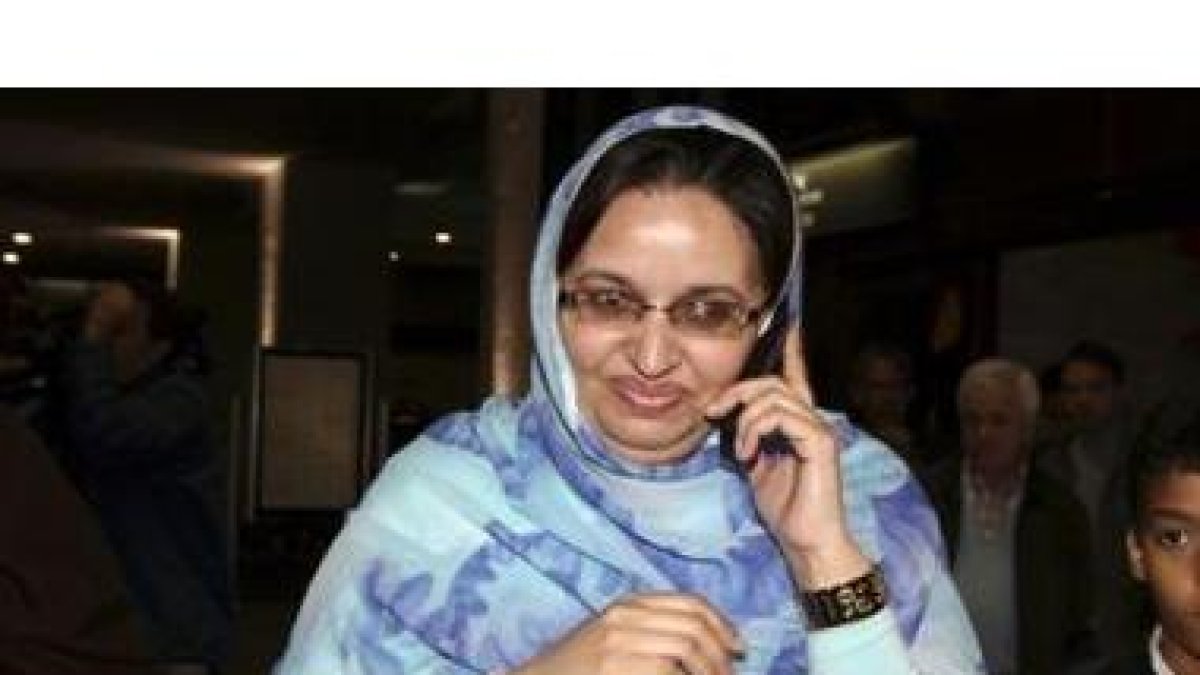 Laila Haidar, hermana de Aminatu Haidar.