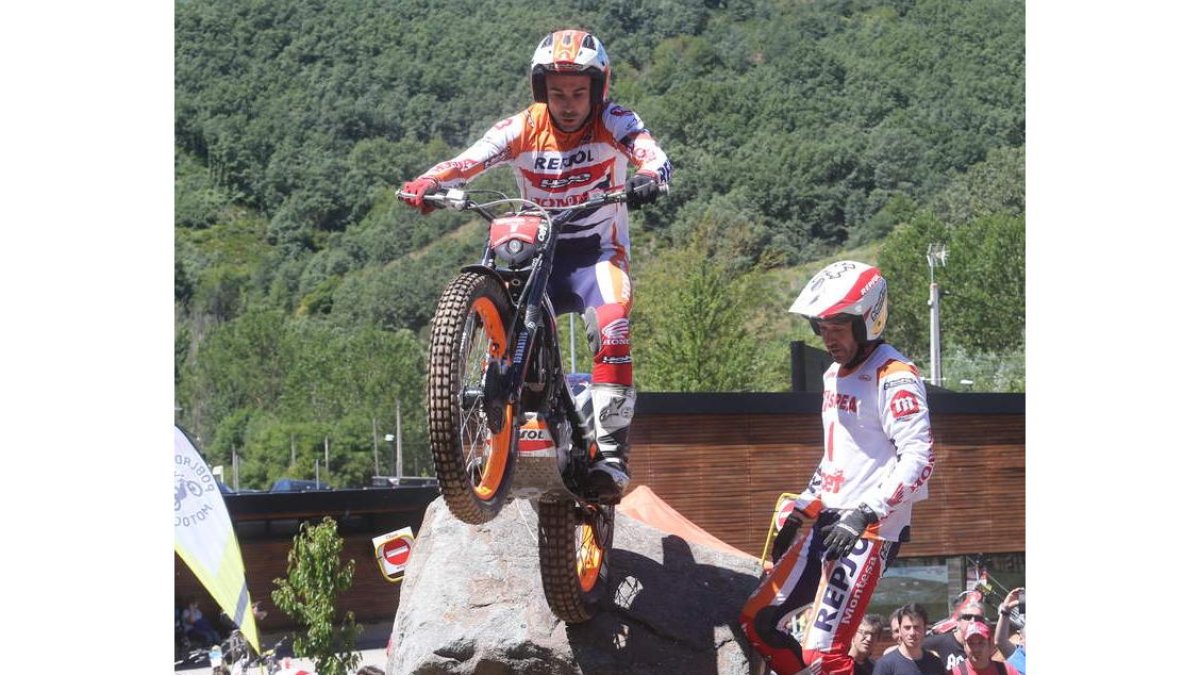 Pobladura de las Regueras recupera su presencia en el Campeonato de España de trial. L. DE LA MATA