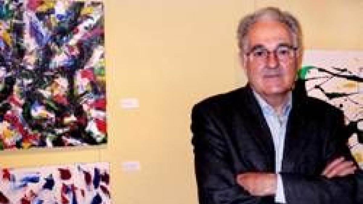 El artista leonés afincado en Barcelona Enrique Reyero