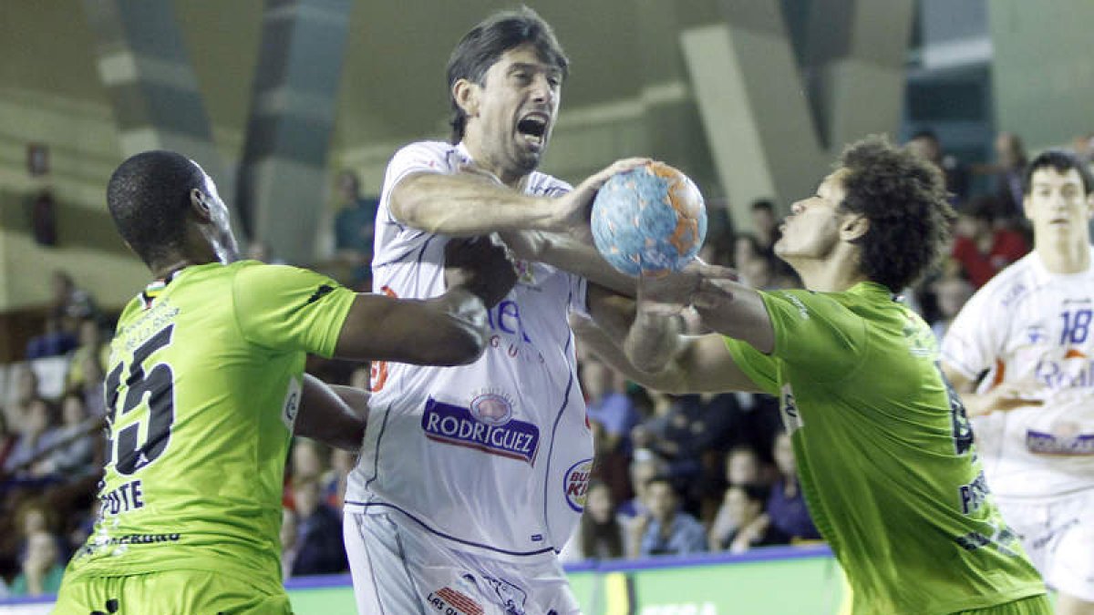 Jorge García Vega durante el partido del pasado miércoles ante el Naturhouse La Rioja.