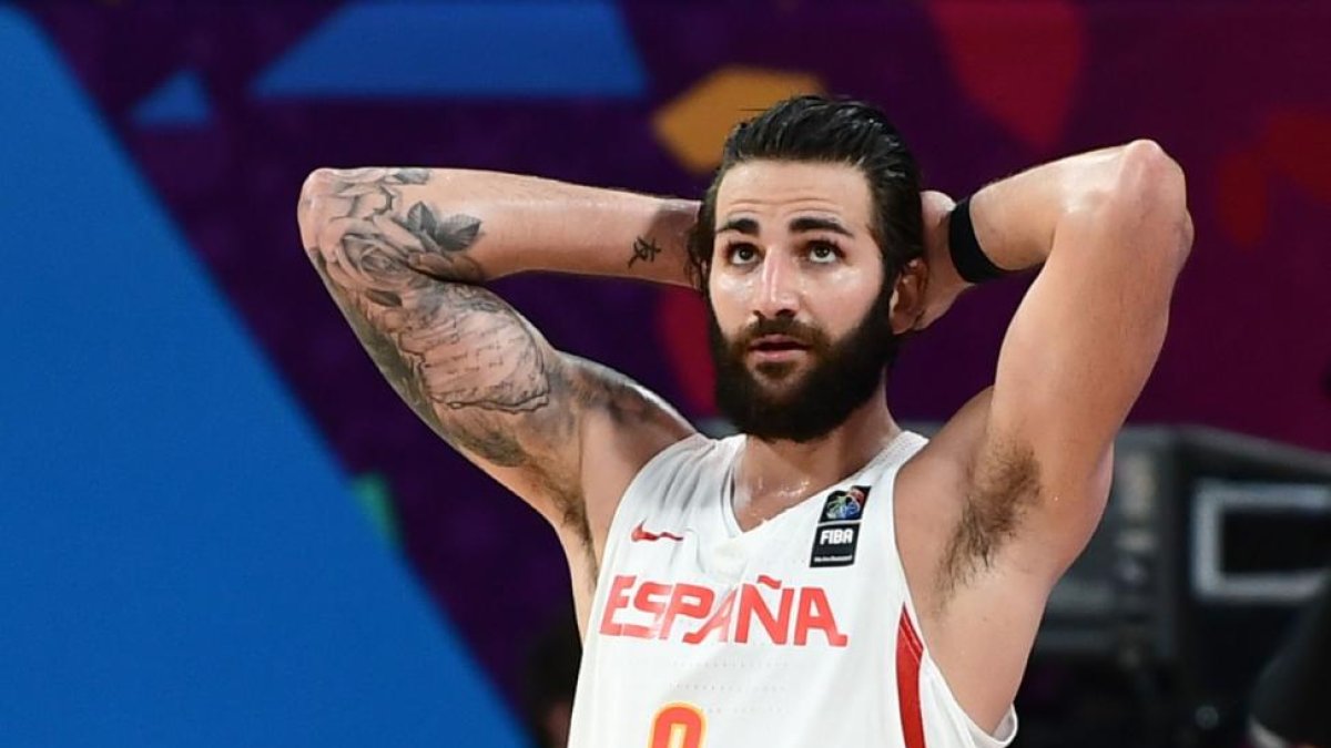 Ricky Rubio, durante la fase final del Eurobasket en Estambul