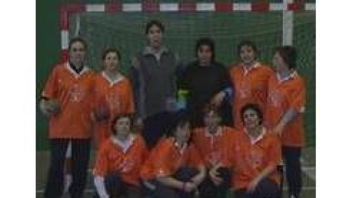 Equipo de balonmano senior femenino de Santa María del Páramo