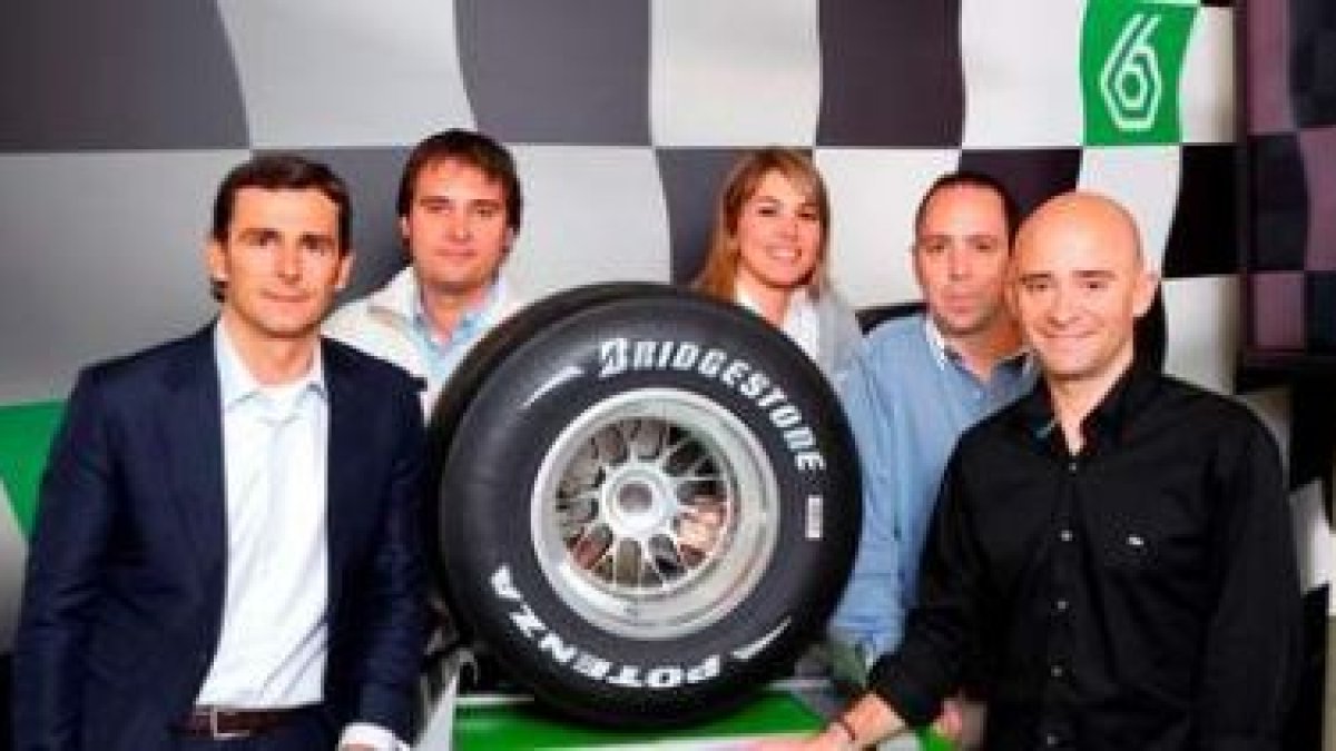 Antonio Lobato, De la Rosa y el equipo de La Sexta para la Formula 1