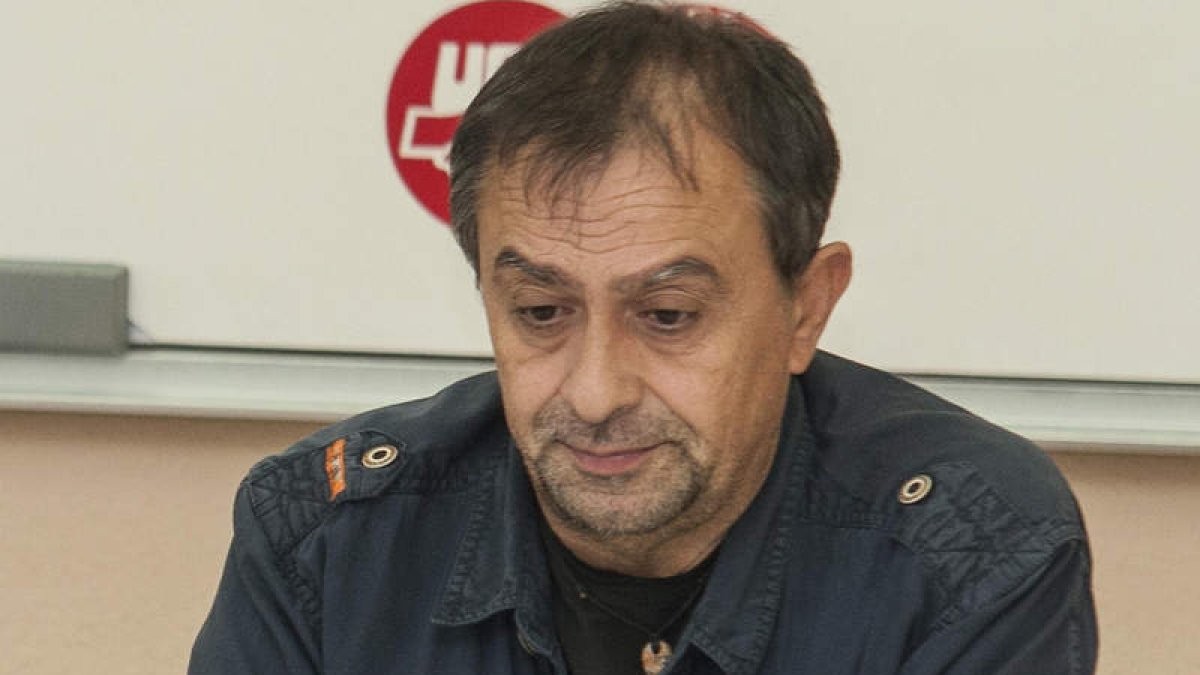 Enrique Reguero, delegado de UGT en León. F. OTERO PERANDONES