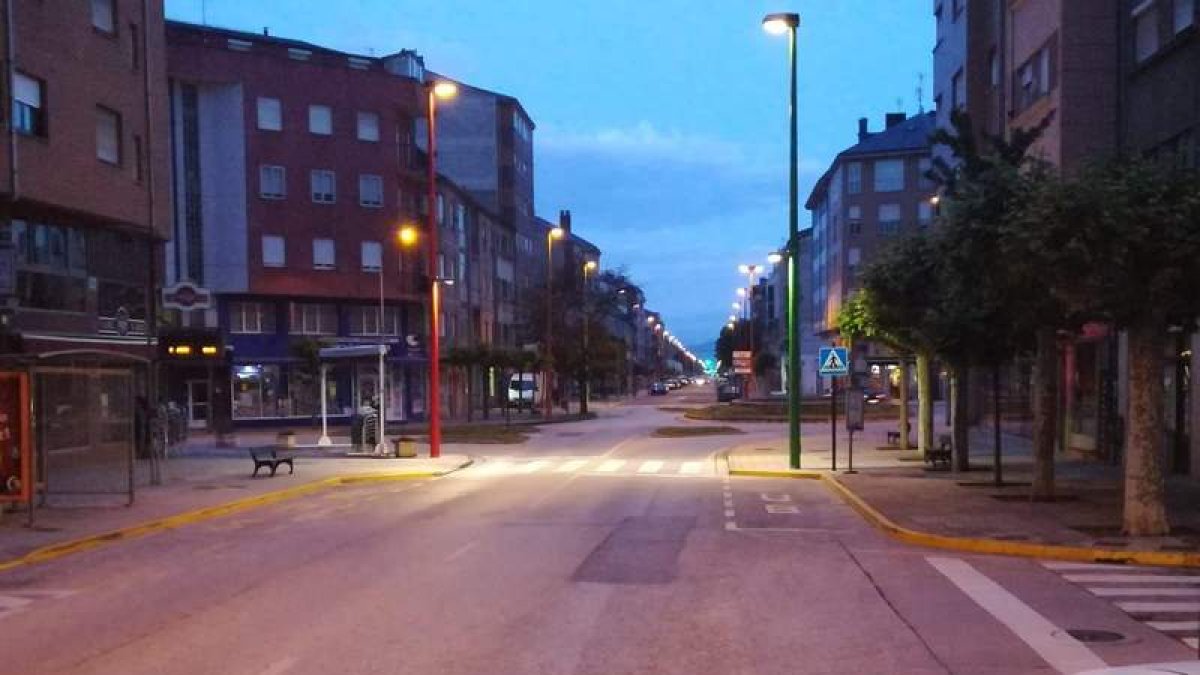 Foto facilitada por el Ayuntamiento de uno de los pasos iluminados. DL
