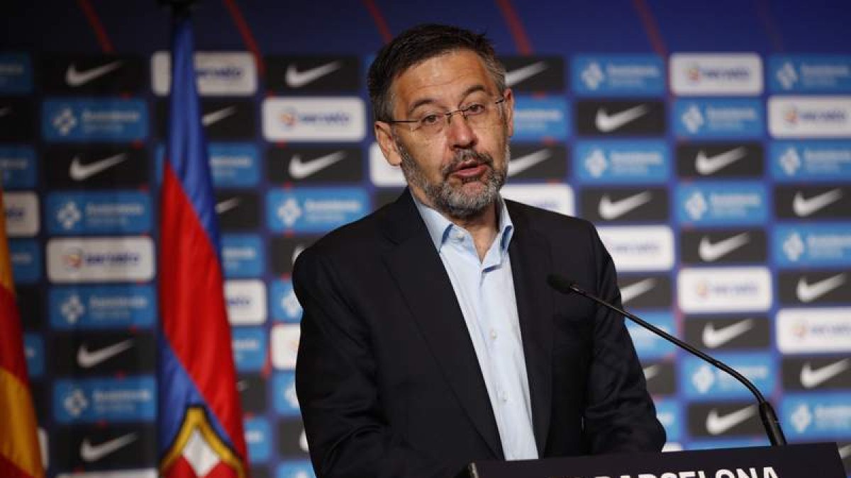Josep María Bartomeu dispuesto a dimitir si el problema para que siga Messi es él. ALEJANDRO GARCIA