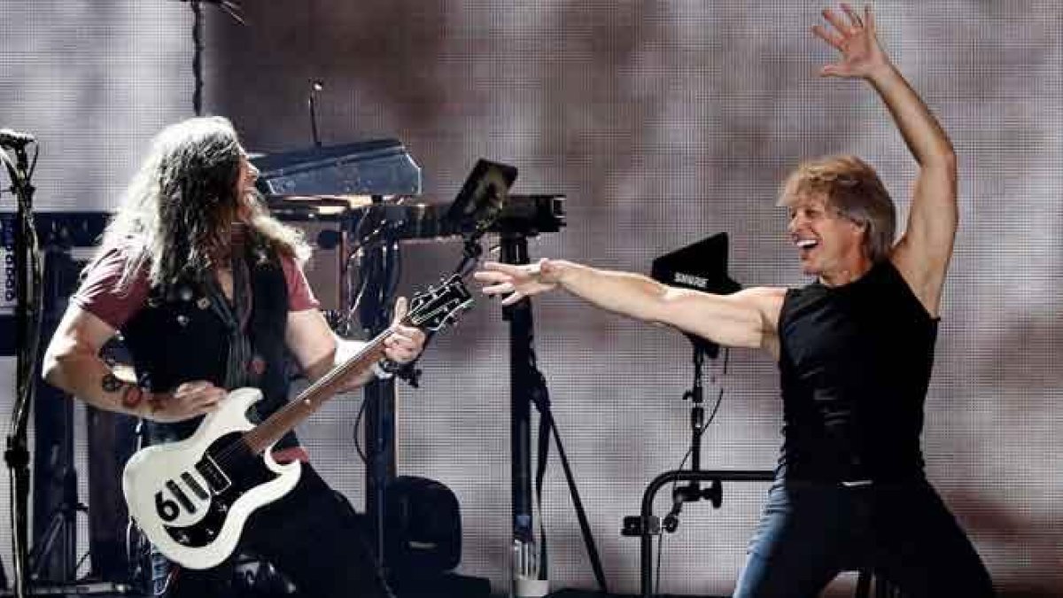 Concierto de Bon Jovi en Madrid.