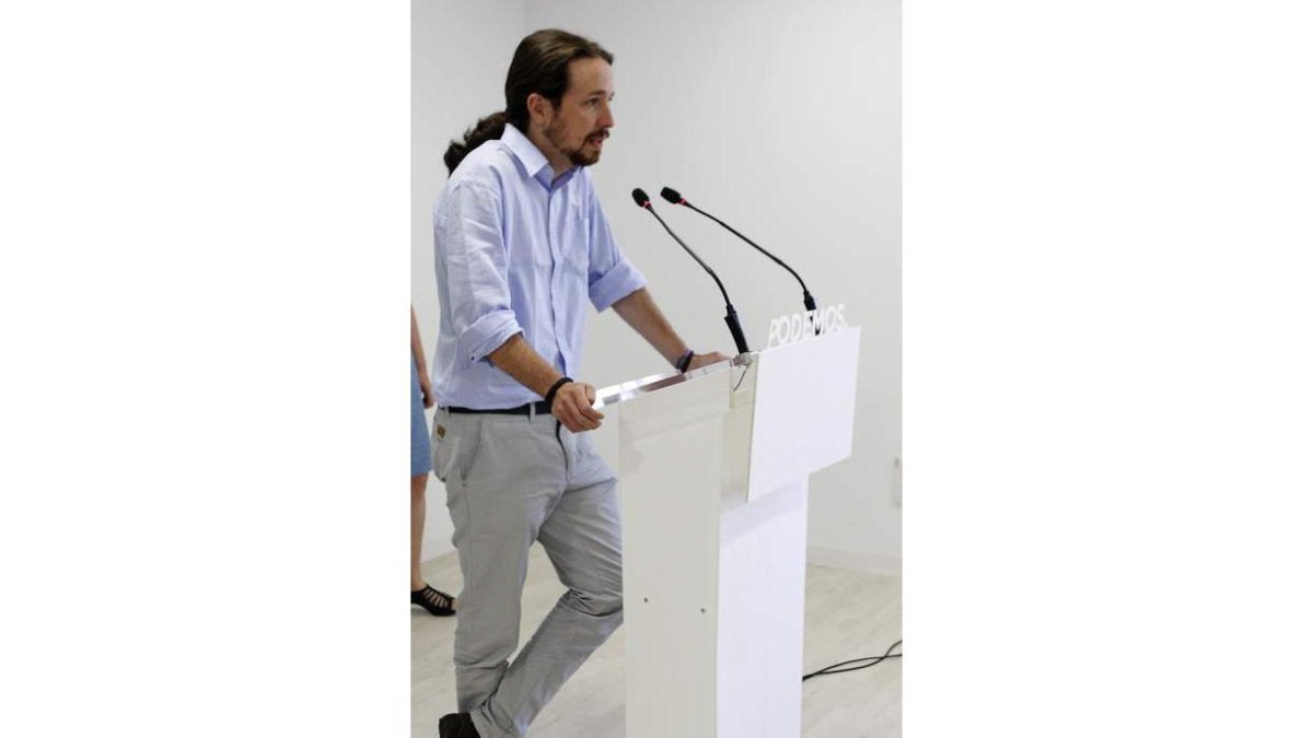 El líder de Podemos, Pablo Iglesias.