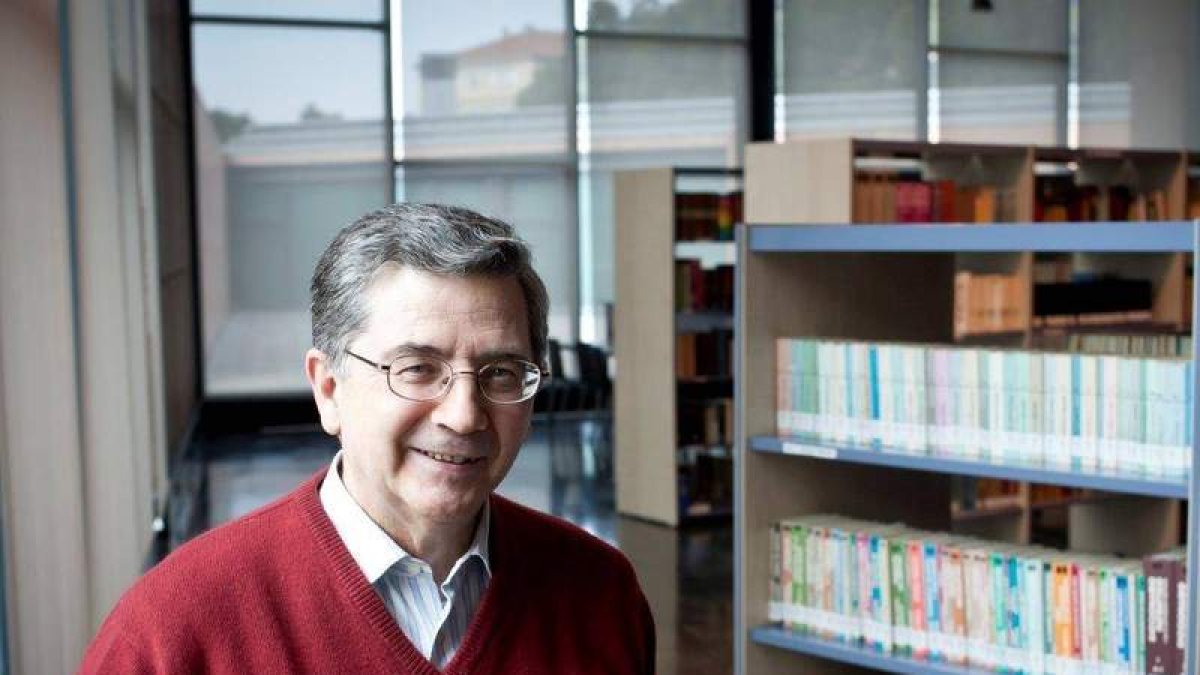 Laurentino Novoa, en el Centro de Estudios Teológicos de Aragón.