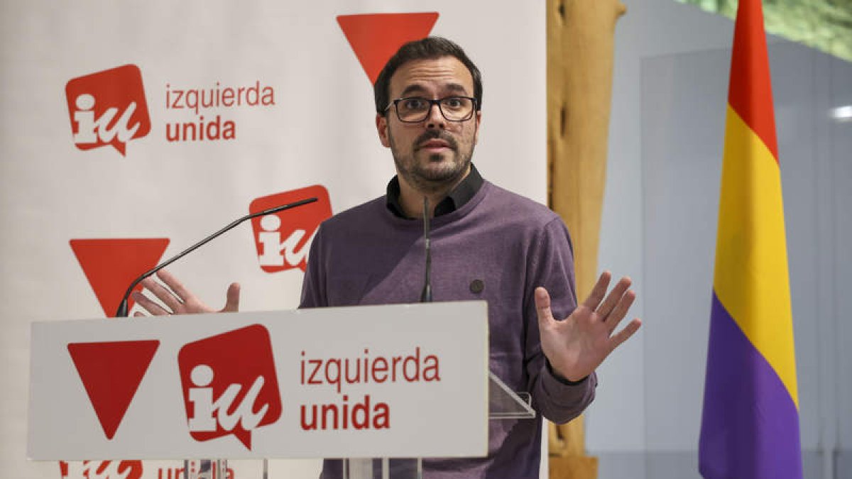 El exministro Alberto Garzón. KIKO HUESCA