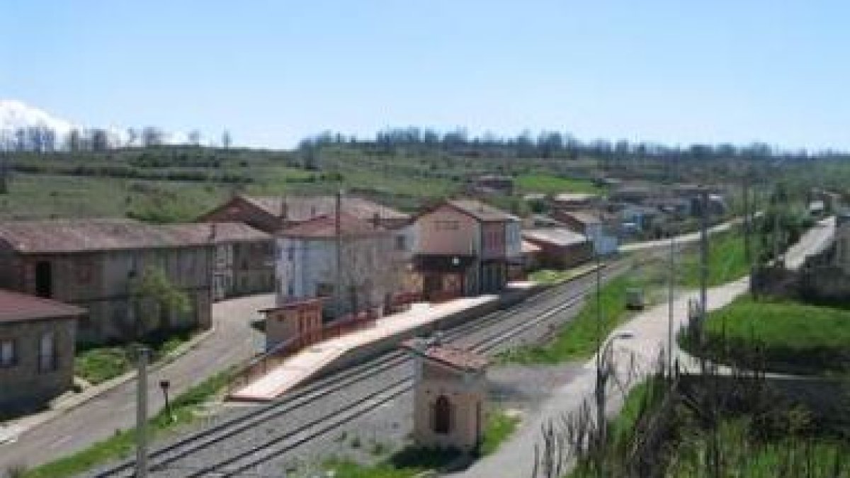 Vista del pueblo de La Ercina