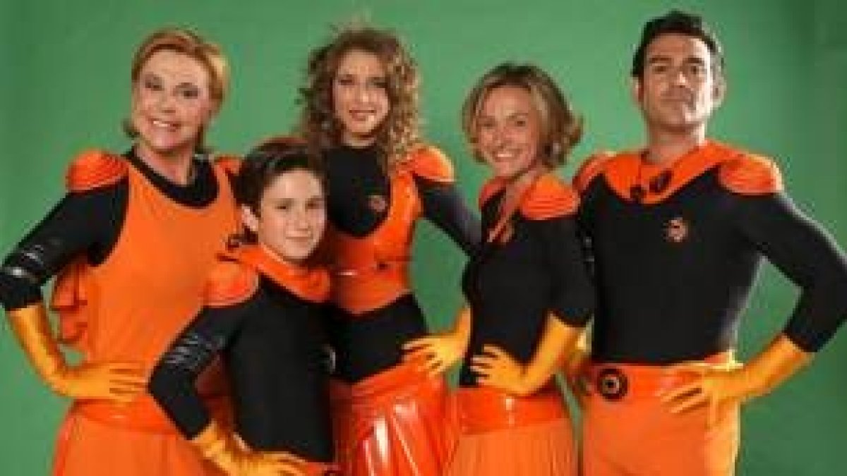 Los protagonistas de la serie «Supervillanos»