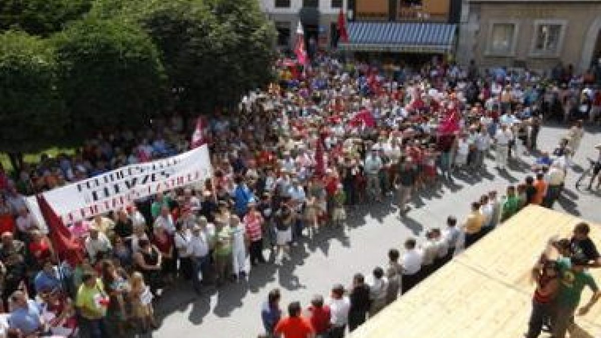 El manifiesto final dejó clara la preocupación de los vecinos de la zona.