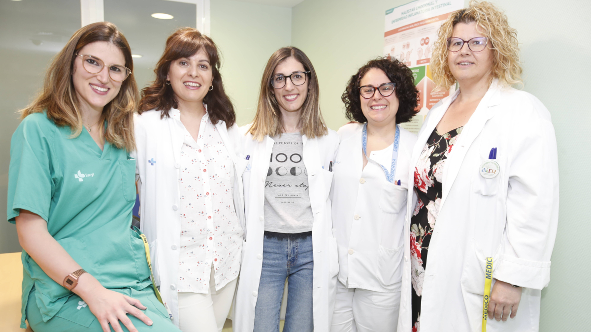 Equipo de la Unidad de Enfermedad Inflamatoria del Caule. RAMIRO