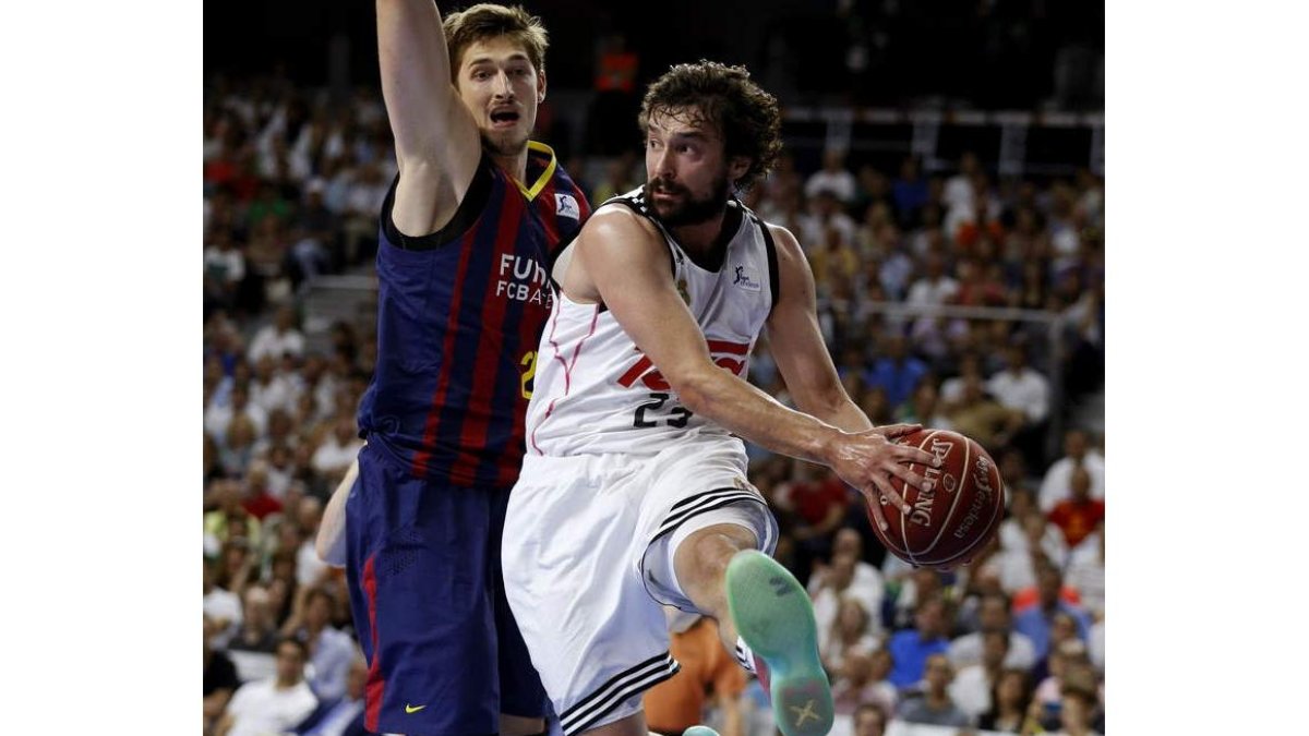 El base Sergio Llull, gran protagonista de la final.