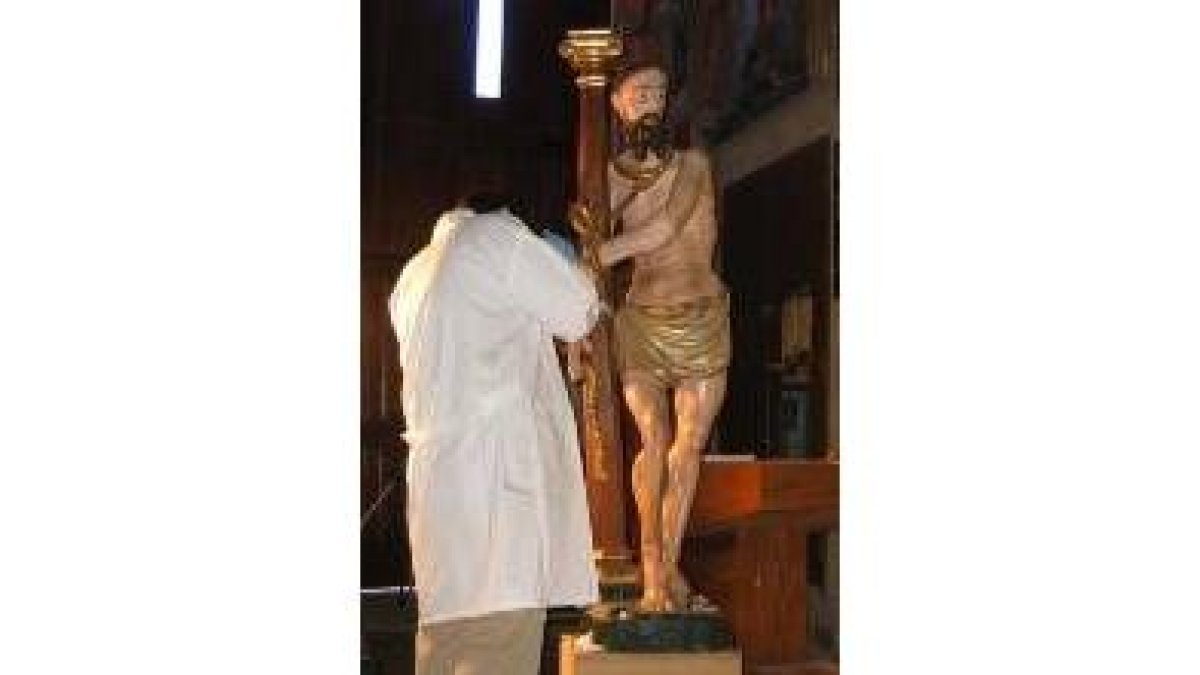 La restauración del Ecce Homo, obra del siglo XVI