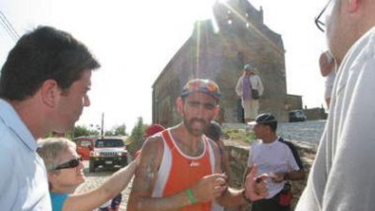 Basurko llegó a Villafranca de El Bierzo con adelanto.