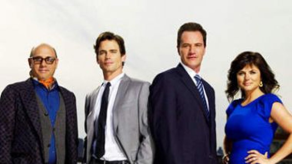 Los actores principales de «White Collar», teleserie basada en el trabajo del FBI americ