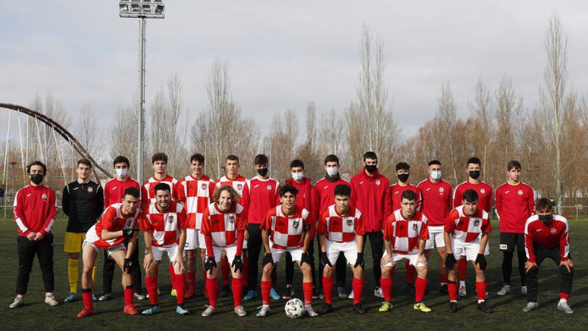 Formación del Puente Castro de Liga Nacional Juvenil. FERNANDO OTERO
