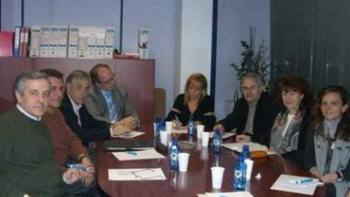 Isabel Carrasco presidió la reunión con los presidentes de las comisiones