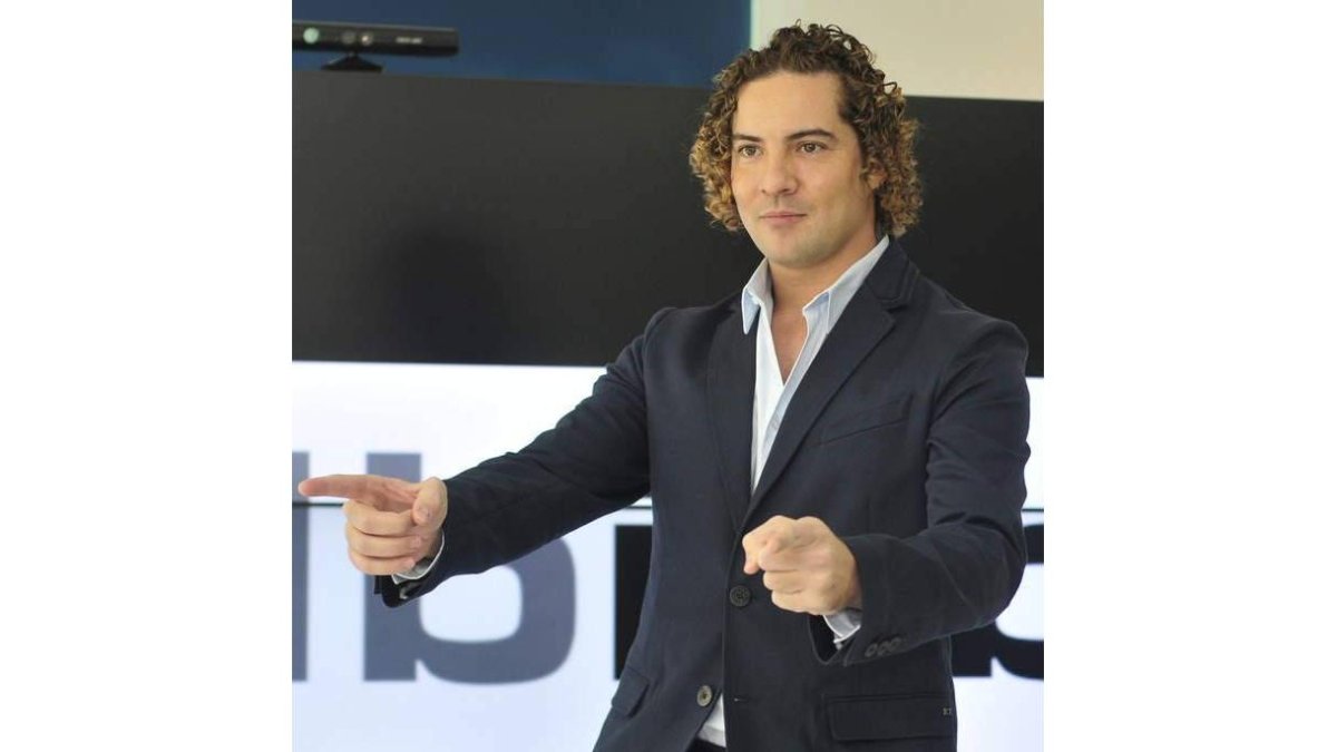 El cantante español David Bisbal.