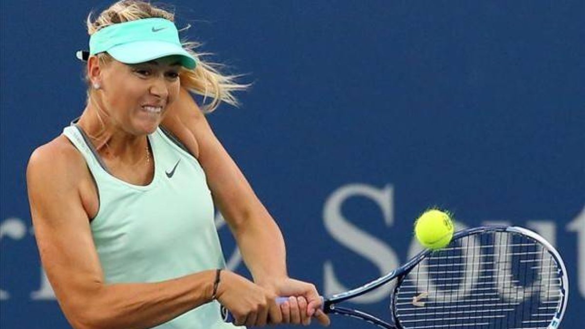 Sharapova, en un partido de la semana pasada.