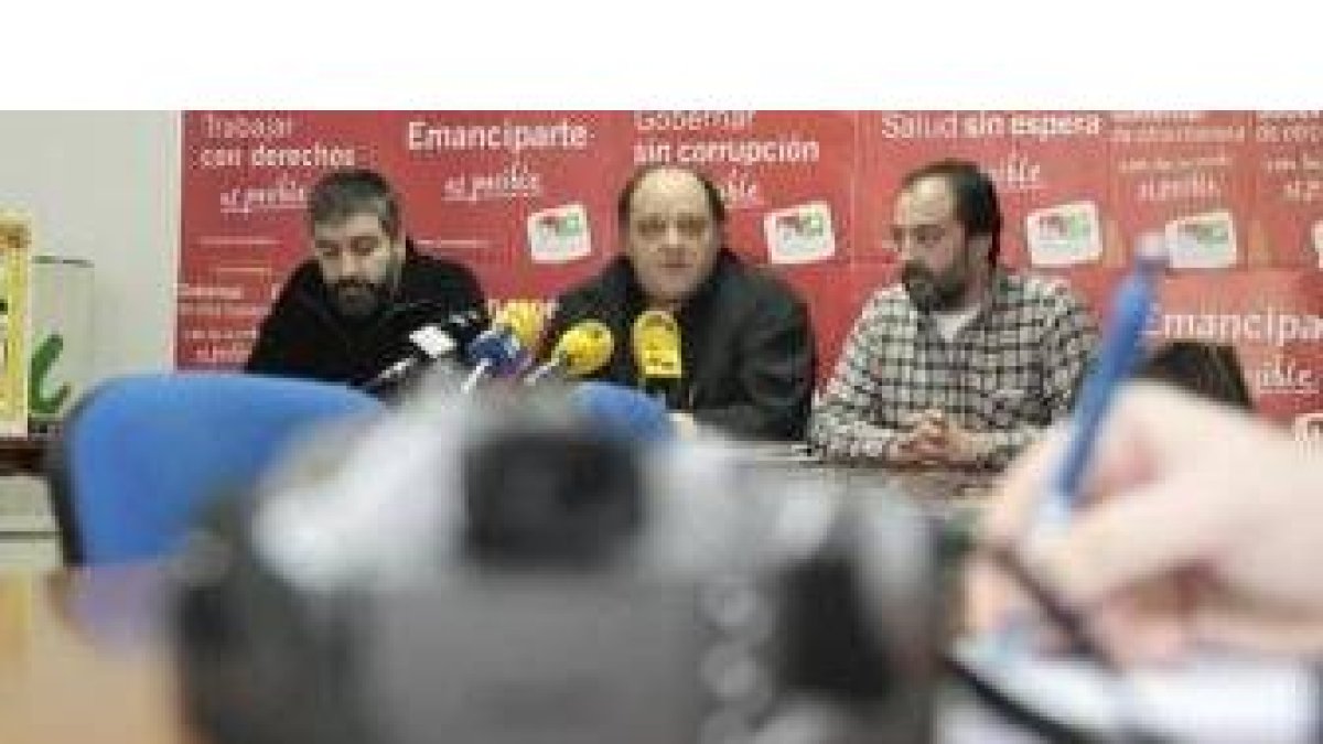 Guillermo Murias, Miguel Ángel Fernández y Manuel Domínguez Chico
