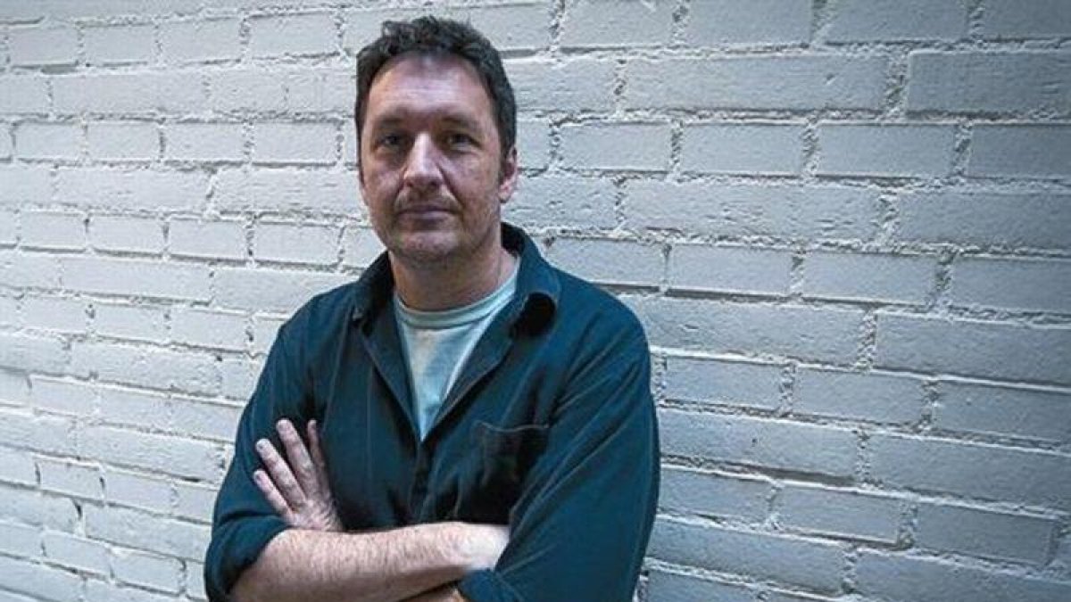 Guy Delisle, ayer, en el Salón del Cómic de Barcelona.