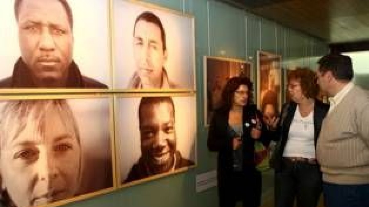 Teresa Gutiérrez, ayer, en la inauguración de las exposiciones