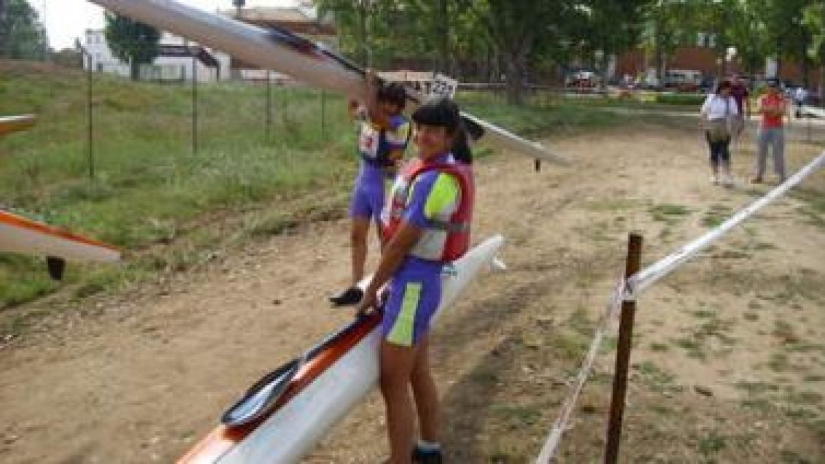 Varias de las clasificadas leonesas en la competición de Aguilar de Campoo.