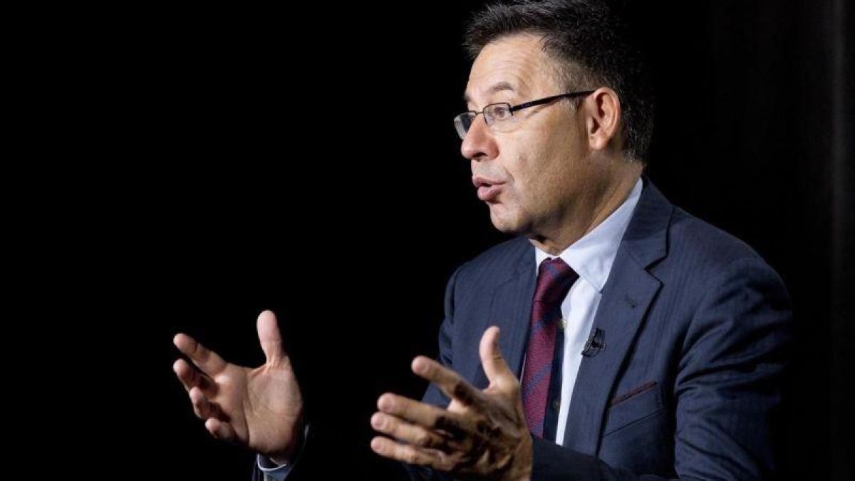 Bartomeu, en una entrevista en Nueva York.