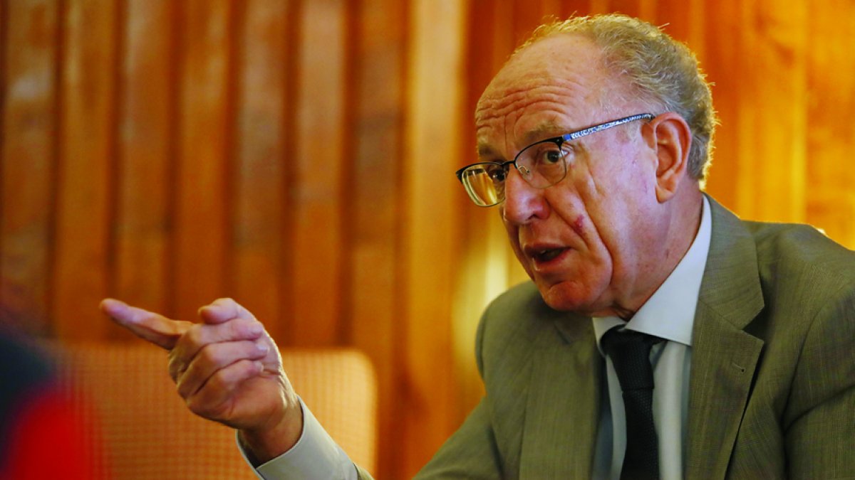Teodoro Sandoval, durante la entrevista concedida a este periódico. RAMIRO