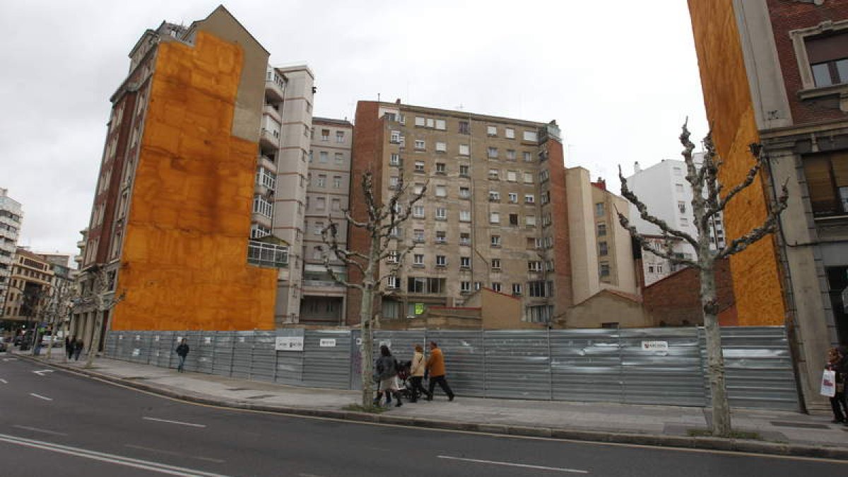 Imagen de archivo de las obras de remodelación del edificio del Instituto Nacional de la Seguridad Social.