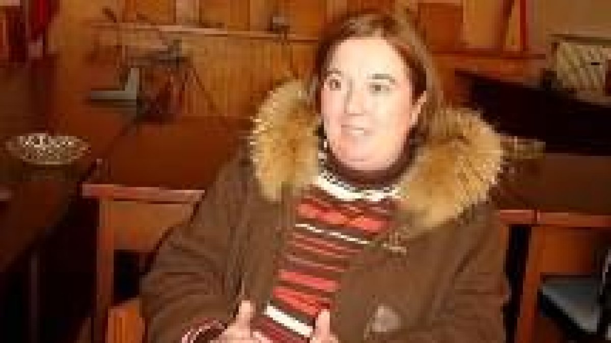 Ana Luisa Durán, en el transcurso de una entrevista anterior