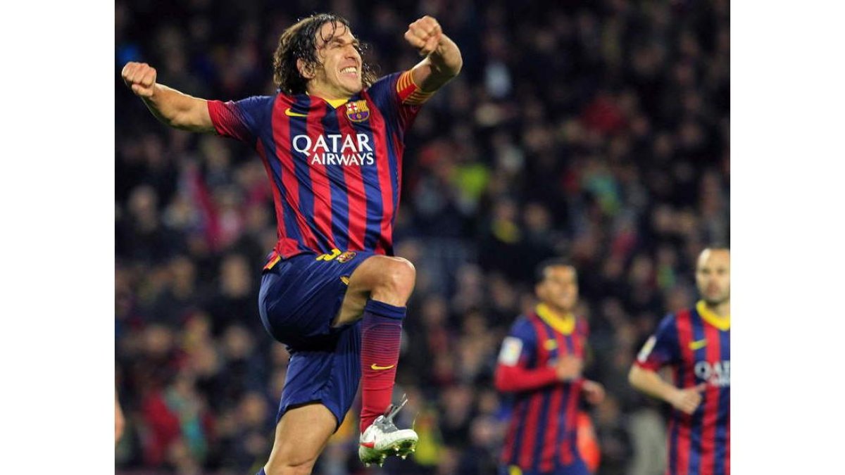 Puyol, que volvió al once, erró en el primer gol pero después se resarció al marcar el tercer tanto.