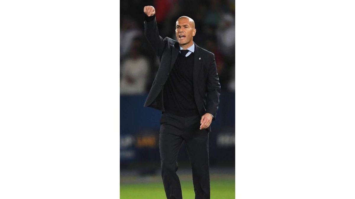 Zinedine Zidane. entrenador del Real Madrid. MARTIN DOKUPIL