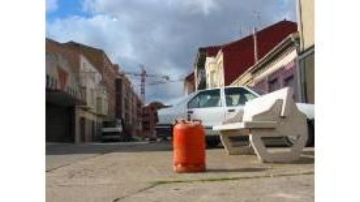 Un aspecto de la calle dedicada a Lope de Vega, que, según algunas fuentes, estuvo en La Bañeza