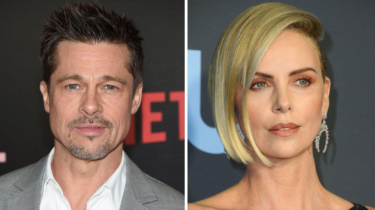 Brad Pitt y Charlize Theron.