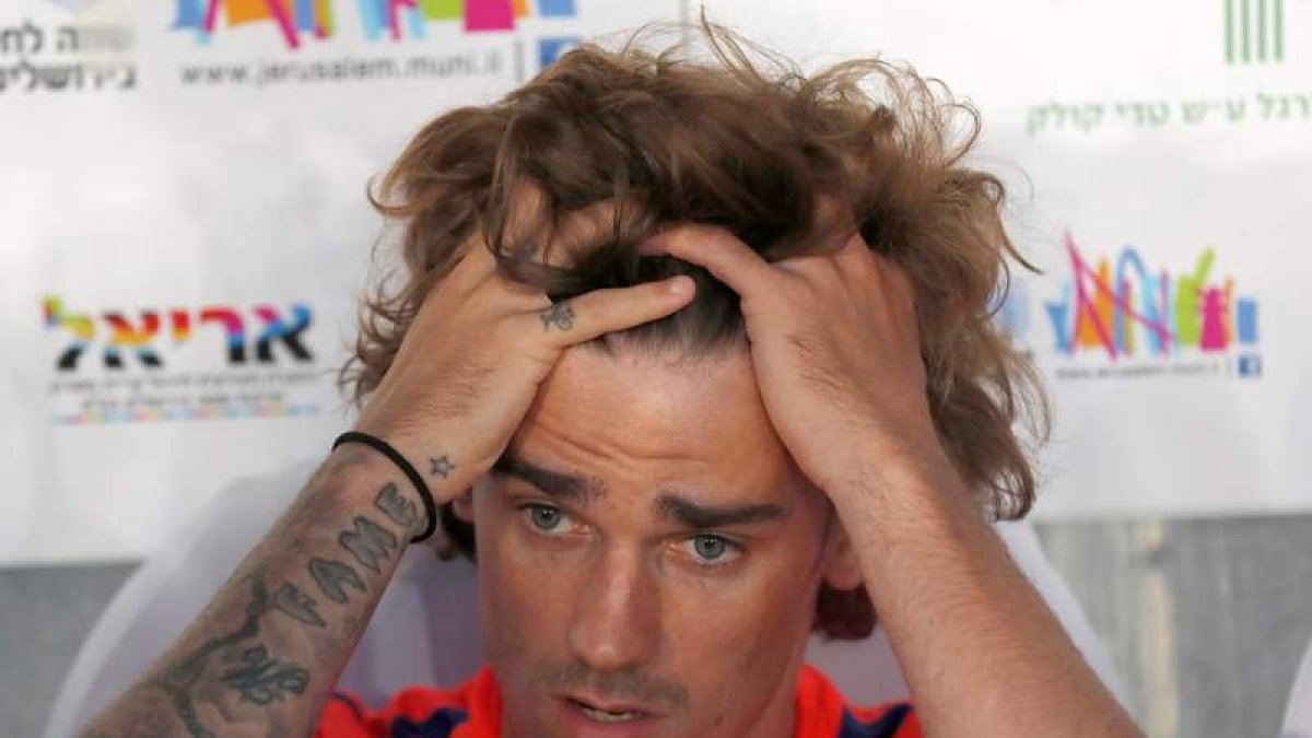 Griezmann, aún con la camiseta del Atlético, jugará en el Barça el próximo curso. SAFADI